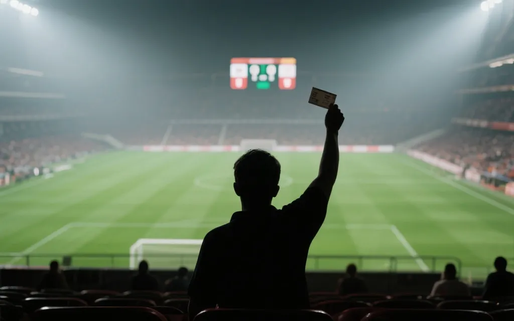 小组赛关键战的紧张氛围与淘汰赛晋级门票意象